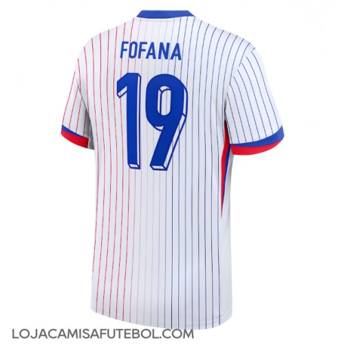 Camisa de Futebol França Youssouf Fofana #19 Equipamento Secundário Europeu 2024 Manga Curta